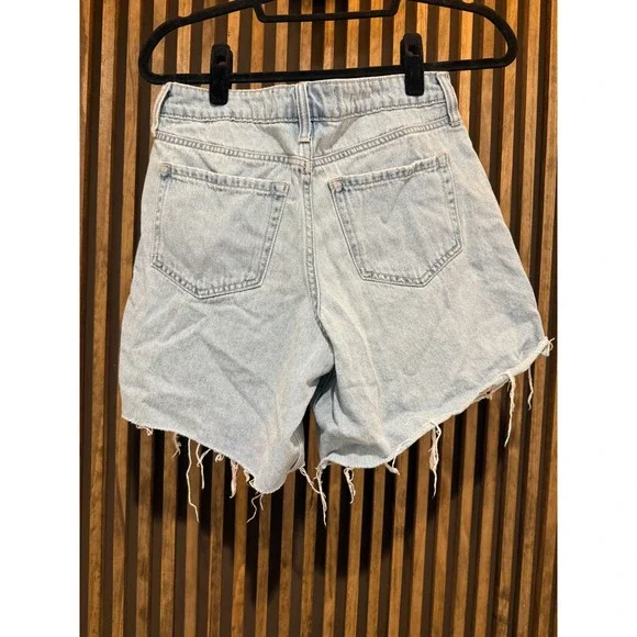 Hollister California High Rise Vintage‎ Baggy Denim Shorts W28 - Picture 2 of 3